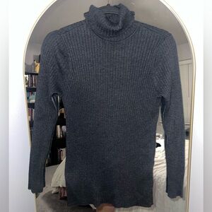 Chico's Charcoal Turtleneck Sweater